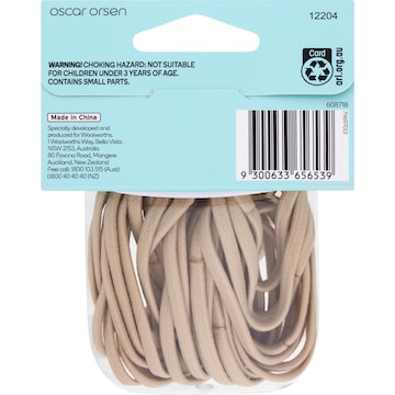 Oscar Orsen Large Flat Hair Elastics Blonde 30 pack