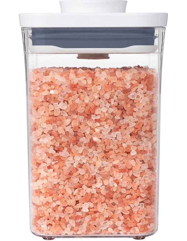 Pop Short Small Square Container 1L in Clear