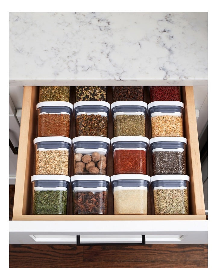 Pop Mini Container Set 4 Piece in Clear