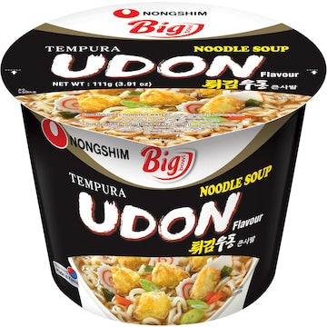 Nongshim Big Bowl Tempura Udon Noodle Soup 111g