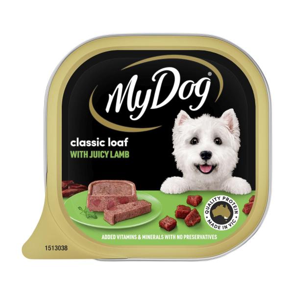 Classic Loaf With Juicy Lamb Tray Adult Wet Dog Food