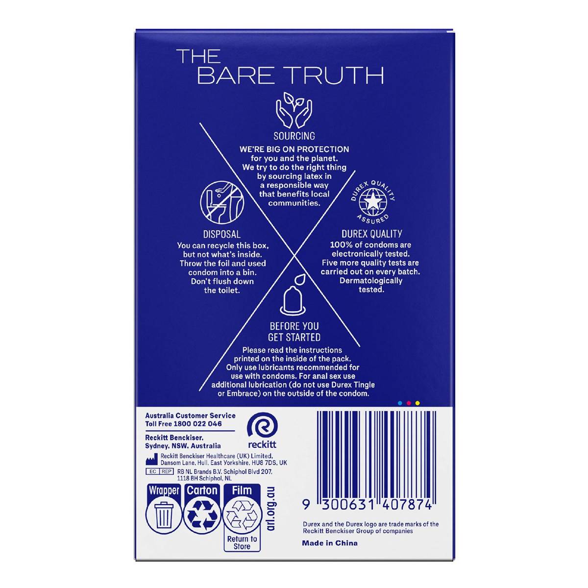 Durex Original Regular Fit Condoms 30 Pack