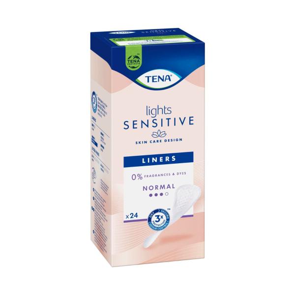 TENA LINERS SENSITIVE LIGHT NORMAL 24PK