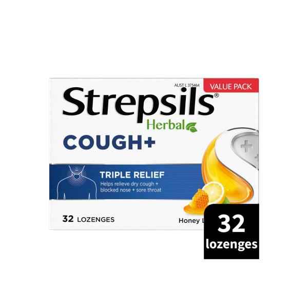 Herbal Blocked Nose Sore Throat Honey Lemon