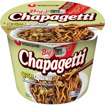 Nongshim Chapagetti Big Bowl Korean Black Noodle 114g