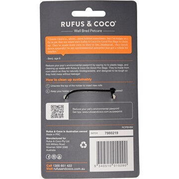 Rufus & Coco Do Good Poo Bags & Holder each