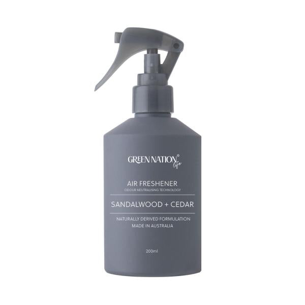 GREEN NATION AIR FRESHENER SANDALWOOD & CEDAR 200ML