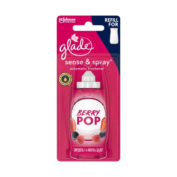 GLADE SENSE & SPRAY PRIMARY REFILL BERRY POP 12GRAM