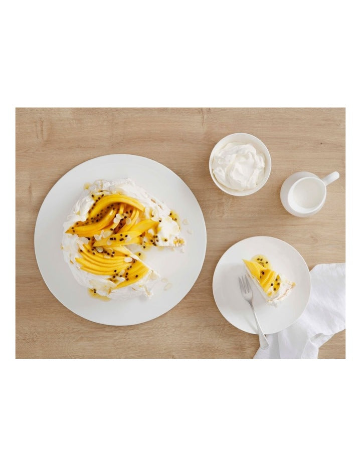White Basics Pavlova Plate 34cm Gift Boxed in White