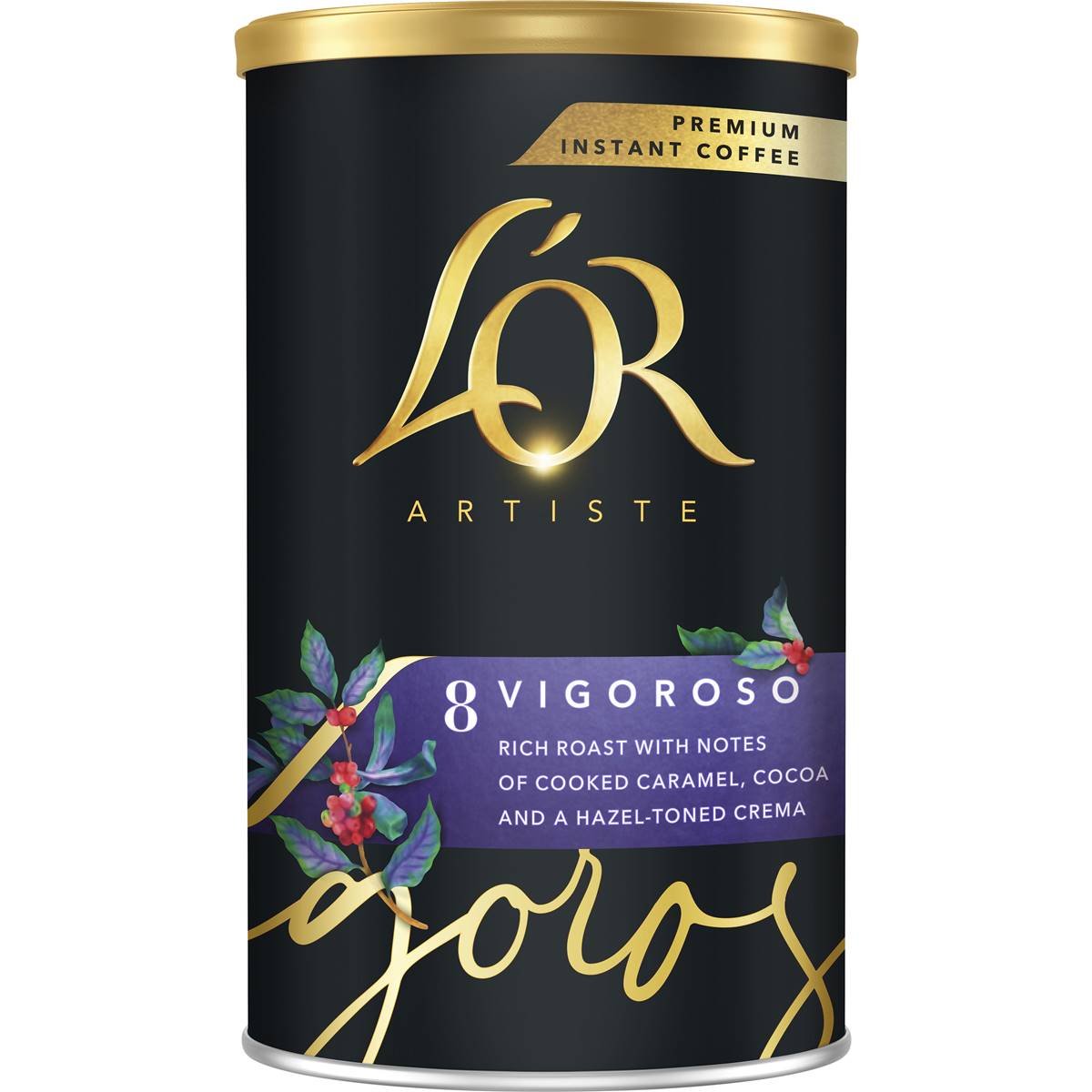 L'OR Premium Instant Coffee Artiste 8 Vigoroso 95g