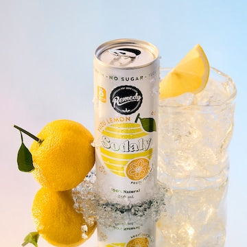 Remedy Sodaly Yuzu Lemon 250mL x 4 pack