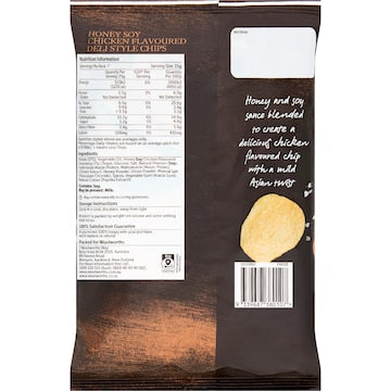 Woolworths Honey Soy Chicken Deli Style Chips 175g