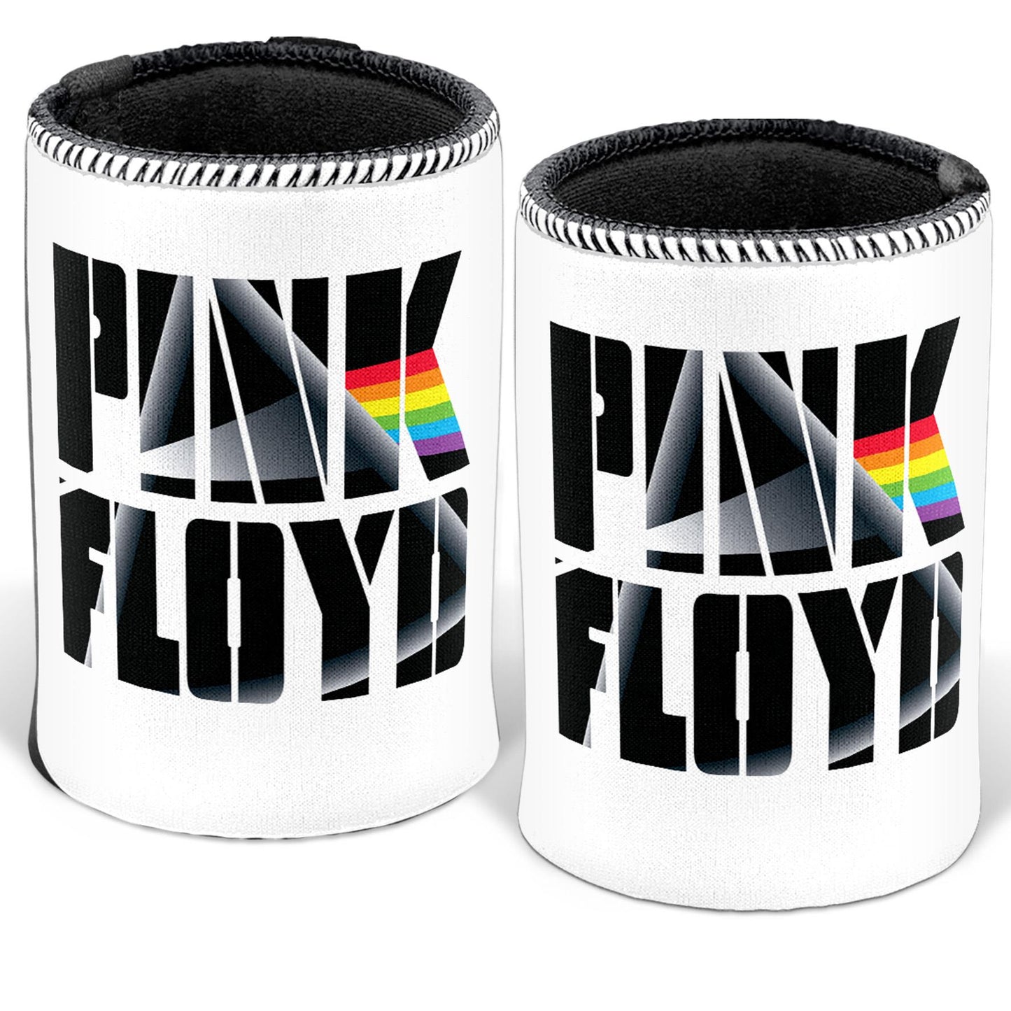 Pink Floyd - White Can Cooler/ Stubby Holder