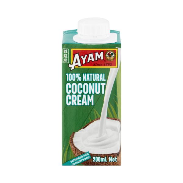 AYAM 100% NATURAL COCONUT CREAM 200ML