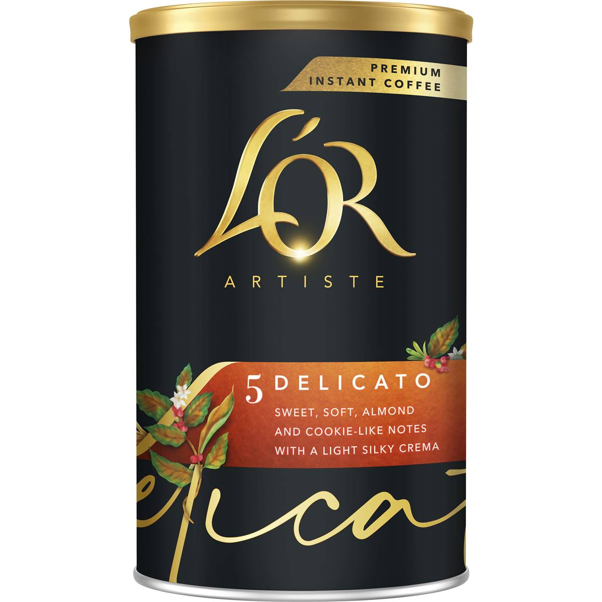 L'OR Premium Instant Coffee Artiste 5 Delicato 95g
