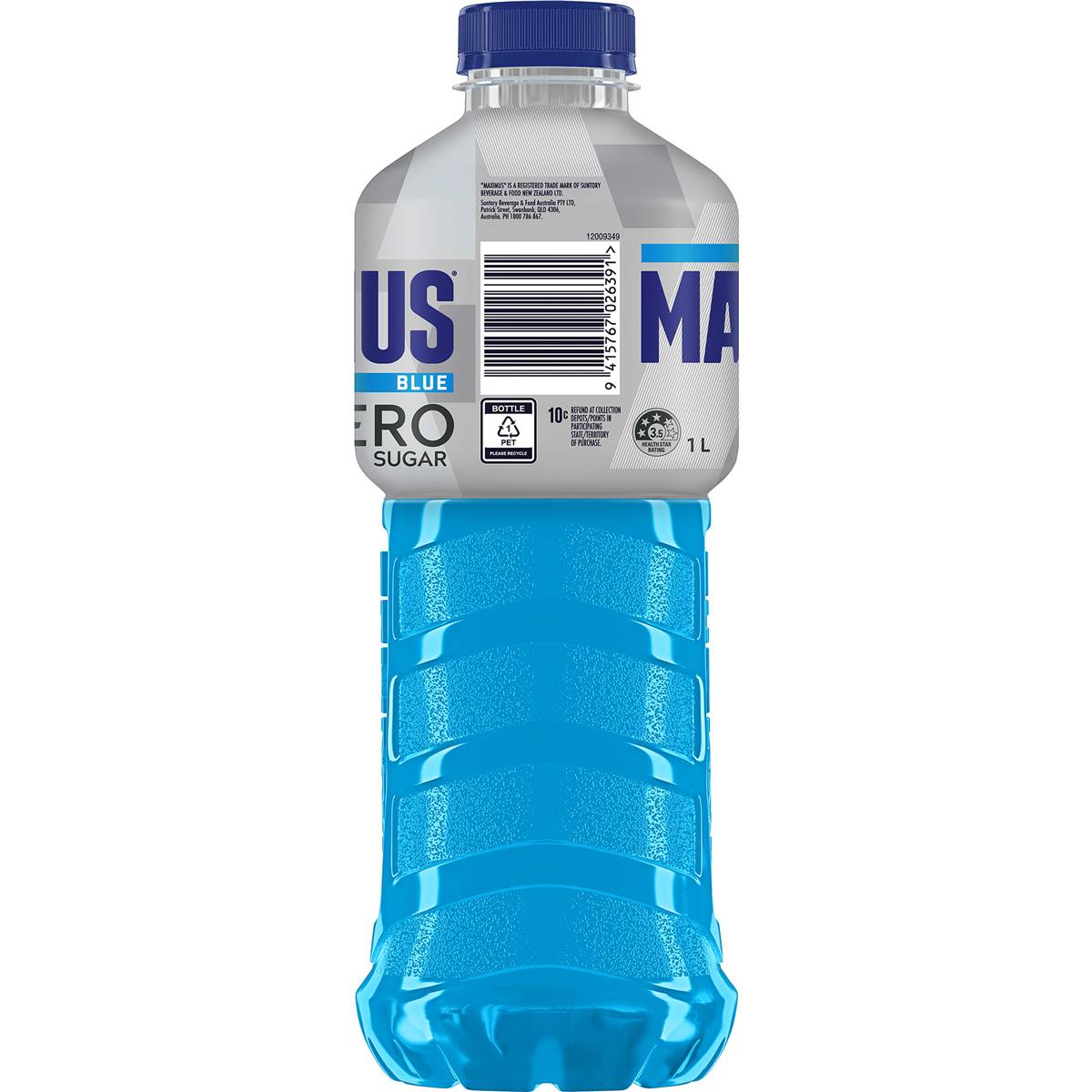 Maximus Zero Sugar Sports Drink Blue 1l