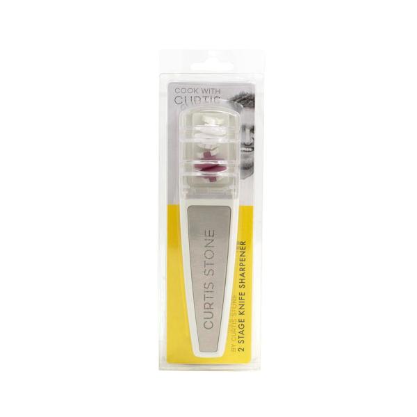 COOK WITH CURTIS 2 STAGE KNIFE SHARPENER
