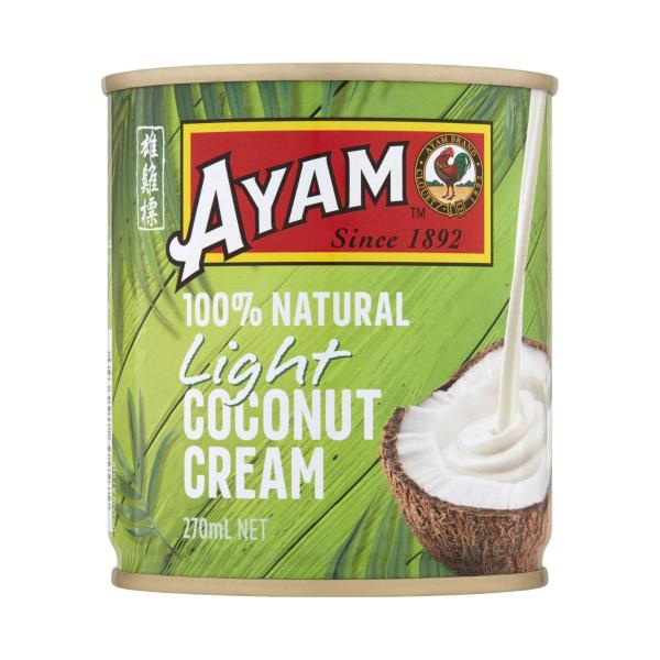 AYAM 100% NATURAL LIGHT COCONUT CREAM 270G