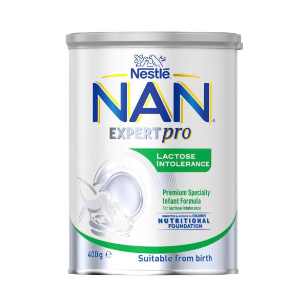 NESTLE NAN EXPERTPRO LACTOSE INTOLERENCE INFANT FORMULA 400G
