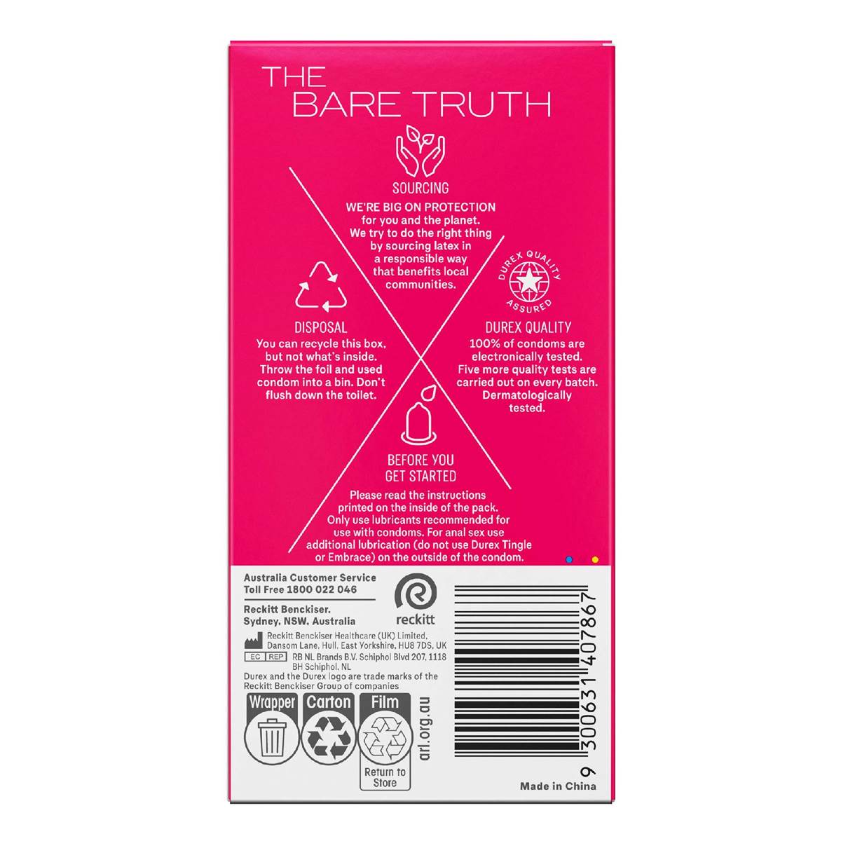 Durex Pleasure Me Condoms 10 Pack