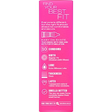 Durex Pleasure Me Condoms 10 pack