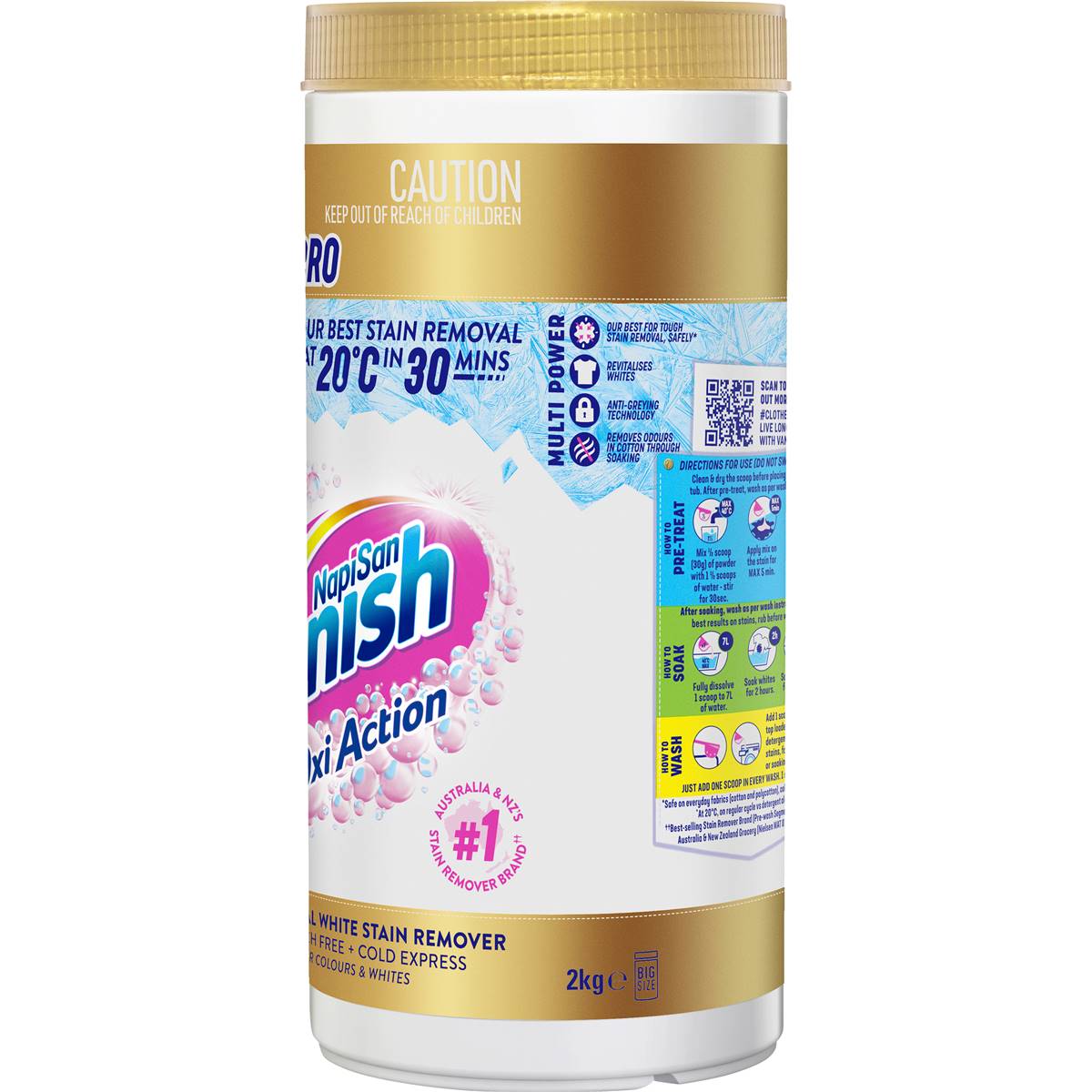 Vanish Gold Pro White Stain Remover 2kg