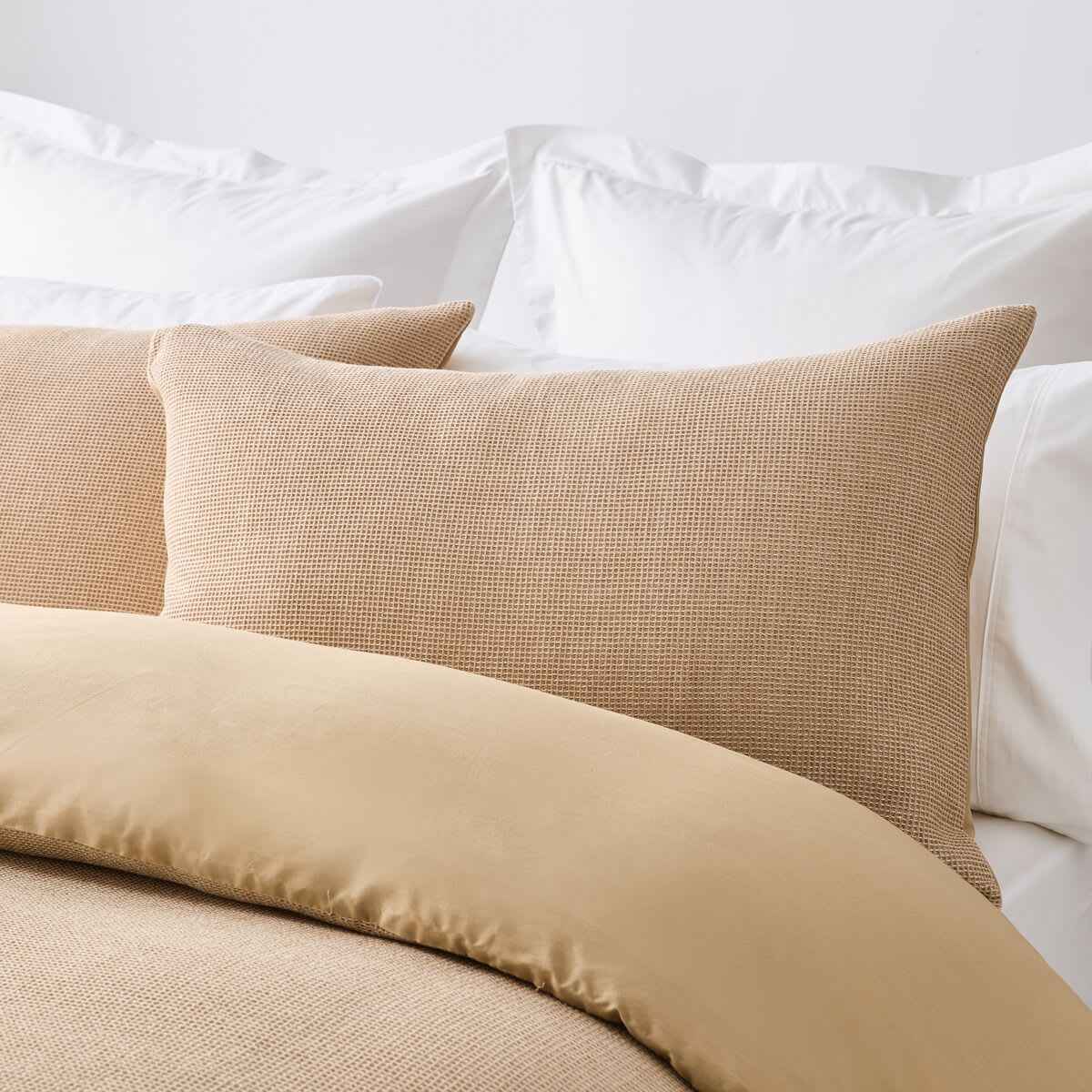 Waffle Micro Cotton Quilt Cover Set - Queen Bed, Lark