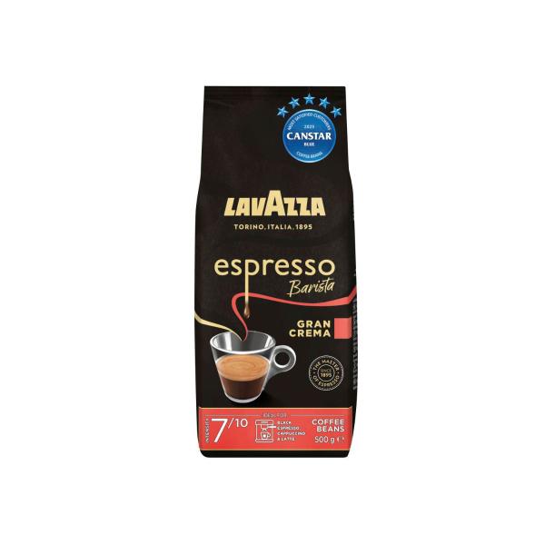 LAVAZZA ESPRESSO BARISTA GRAN CREMA COFFEE BEANS 500G