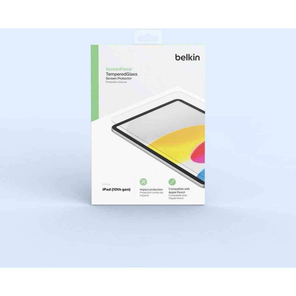 Belkin ScreenForce Tempered Glass Screen Protector for iPad A16/10.9" 10th Gen