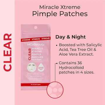 MCoBeauty Miracle Xtreme Pimple Patches Day & Night 36 pack