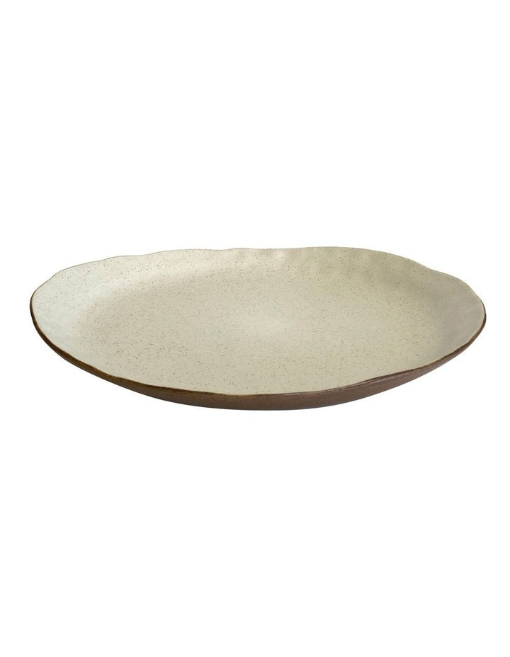 Nomad Dinner Plate 27cm in Natural/Rust