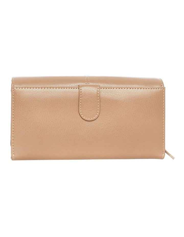 Dakota Flap Over Wallet in Taupe