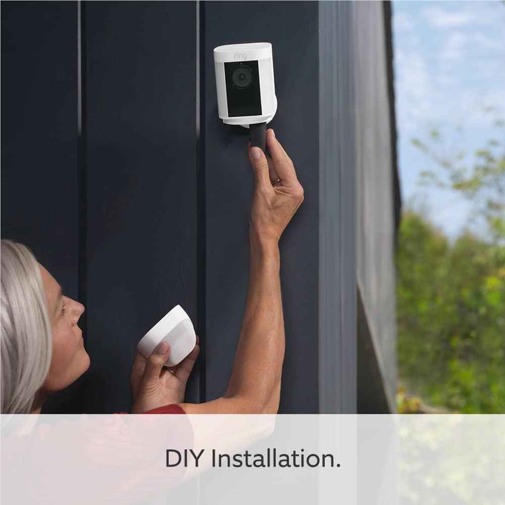 Ring Spotlight Security Camera Pro 2K Battery (White)