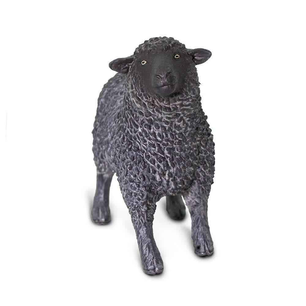 Black Sheep Figurine by Safari Ltd Farm Collection Animal Figurines 3yrs+