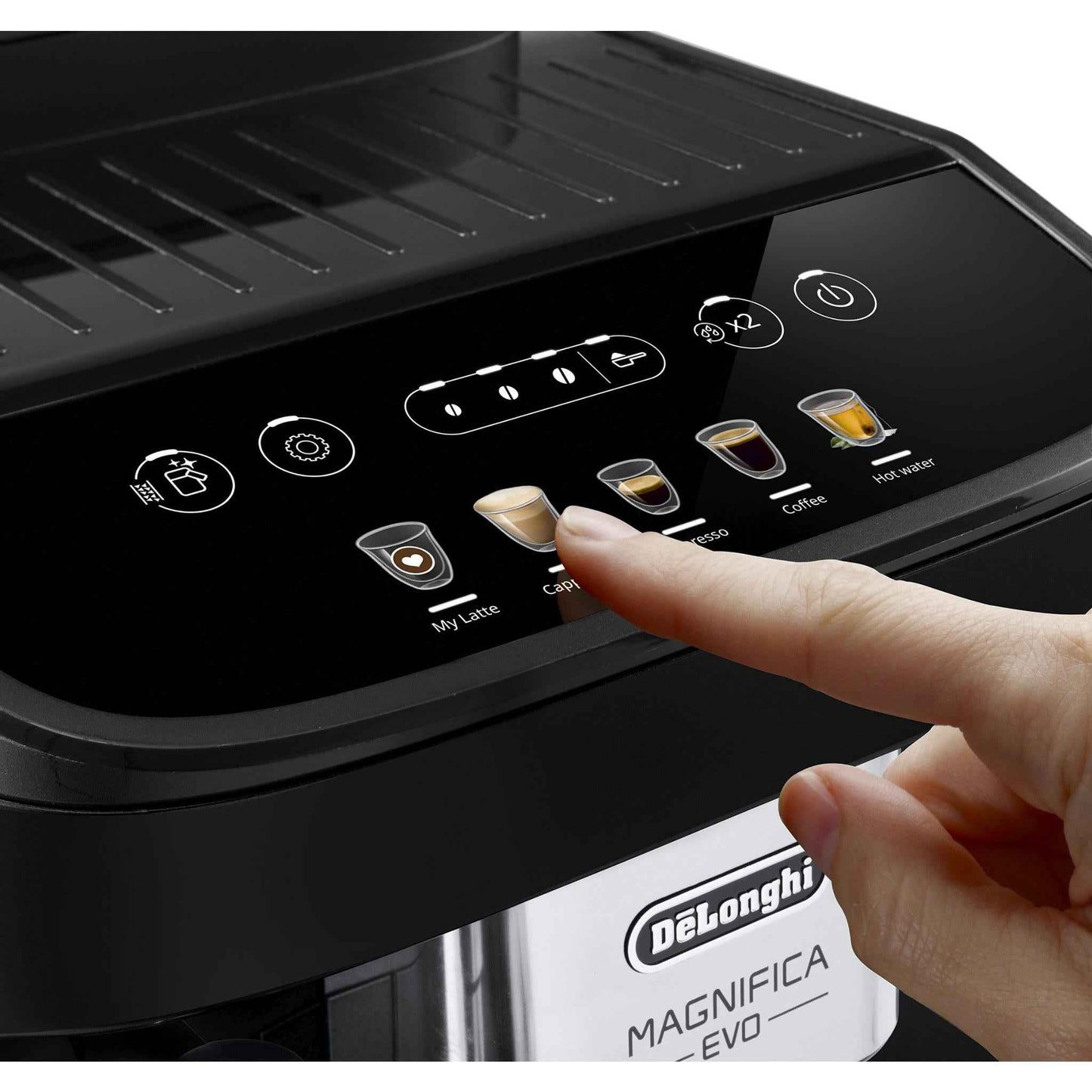 DeLonghi ECAM29062B Magnifica Evo Black Coffee Machine (Black)