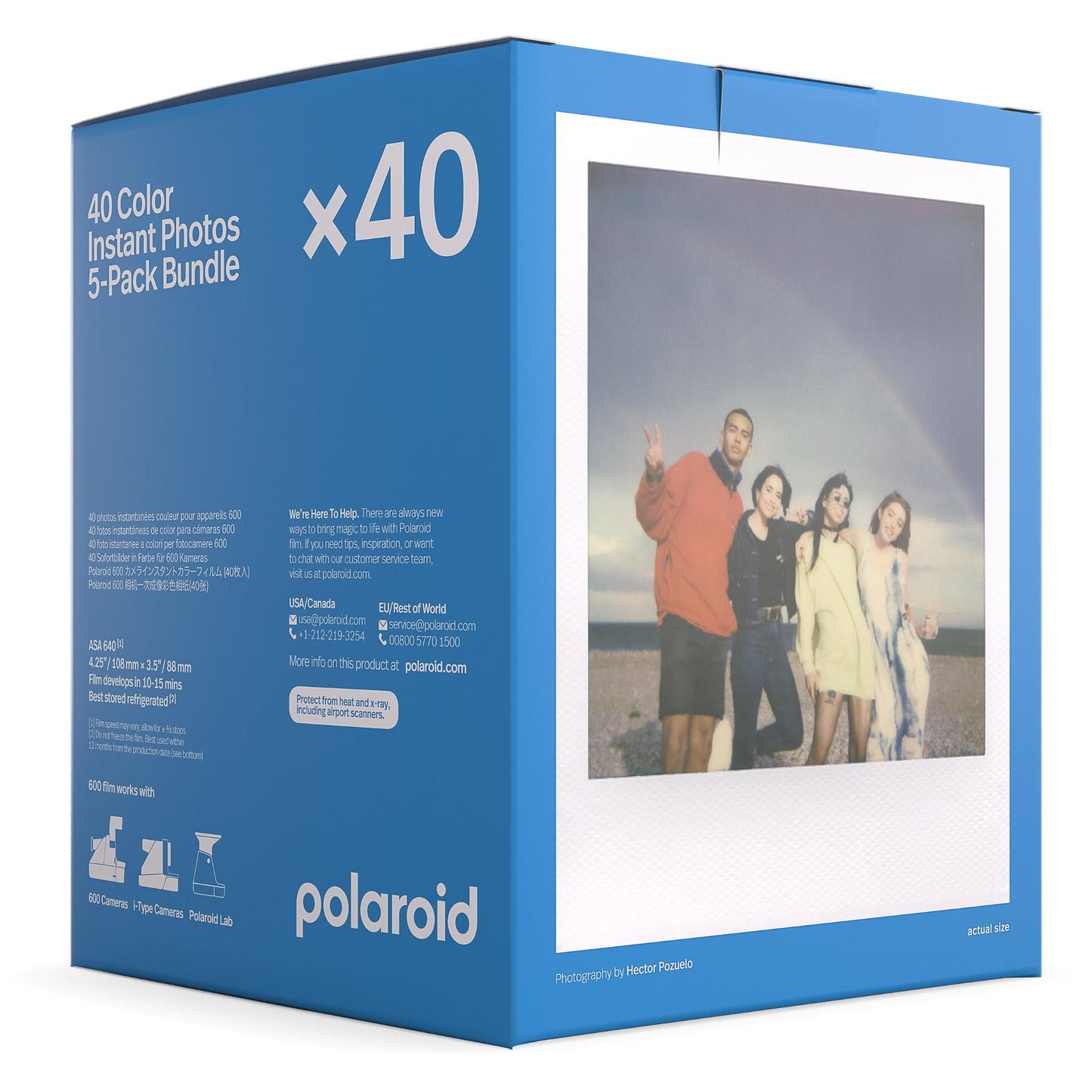 Polaroid 600 Colour Film (5 Pack/40 Photos)