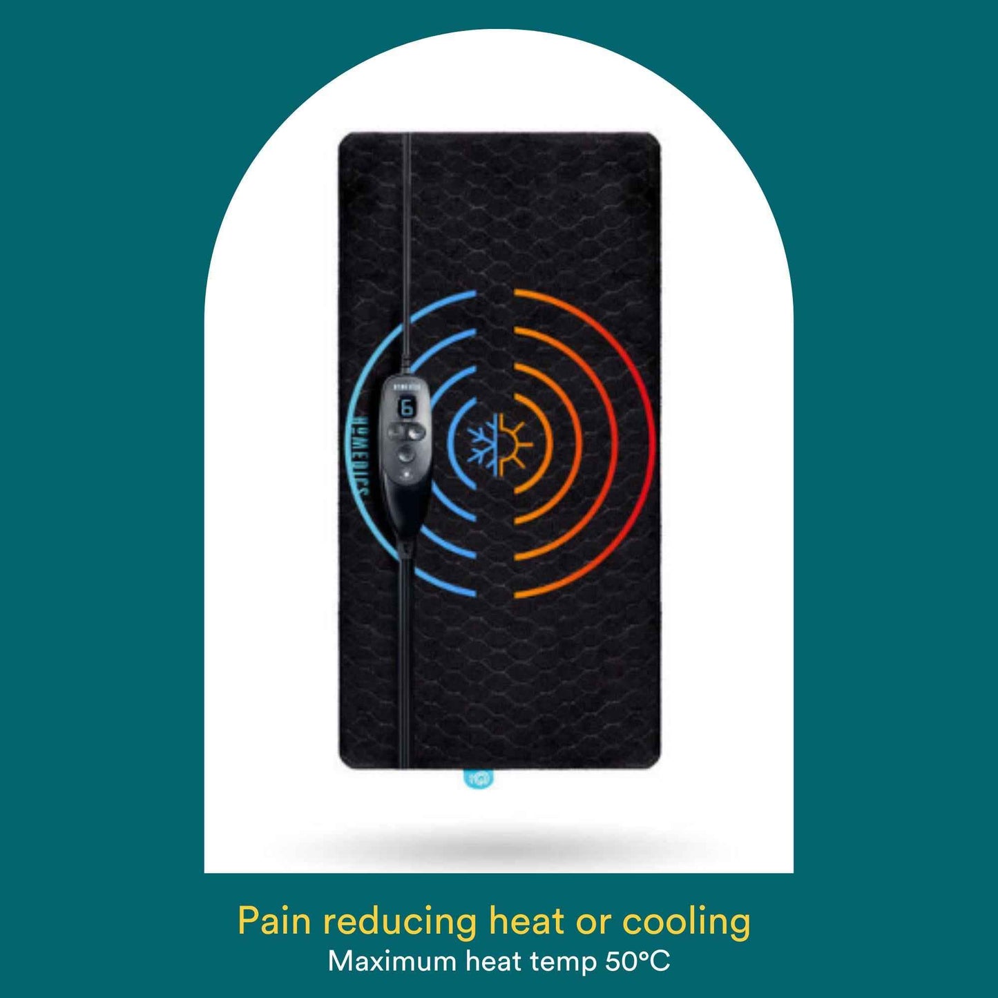 Homedics HP-G41DK-AU Weighted Gel Heating Pad with InstaHeat