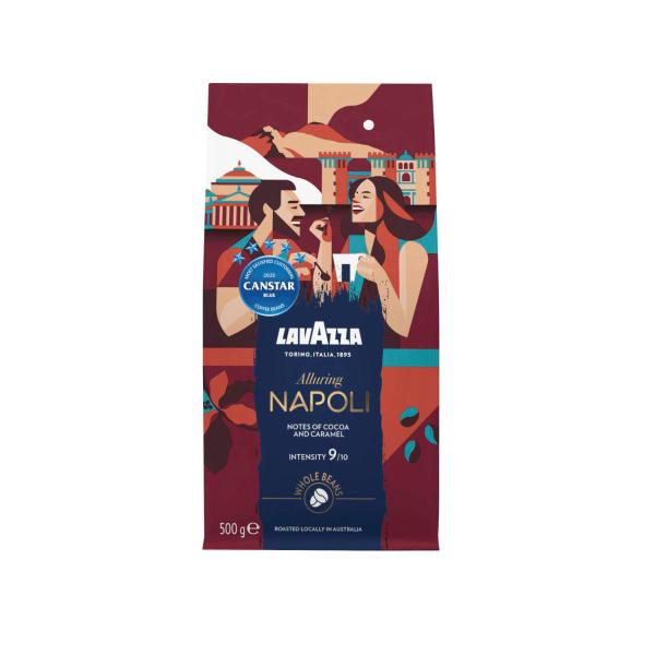 LAVAZZA TALES OF ITALY ALLURING NAPOLI COFFEE BEANS 500G