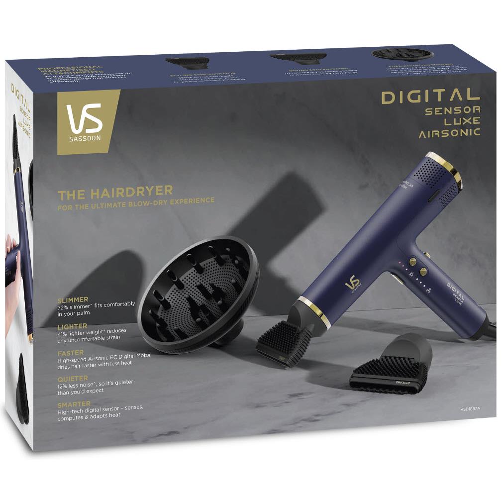 VS Sassoon VSD1887A Digital Sensor Luxe Airsonic Hair Dryer
