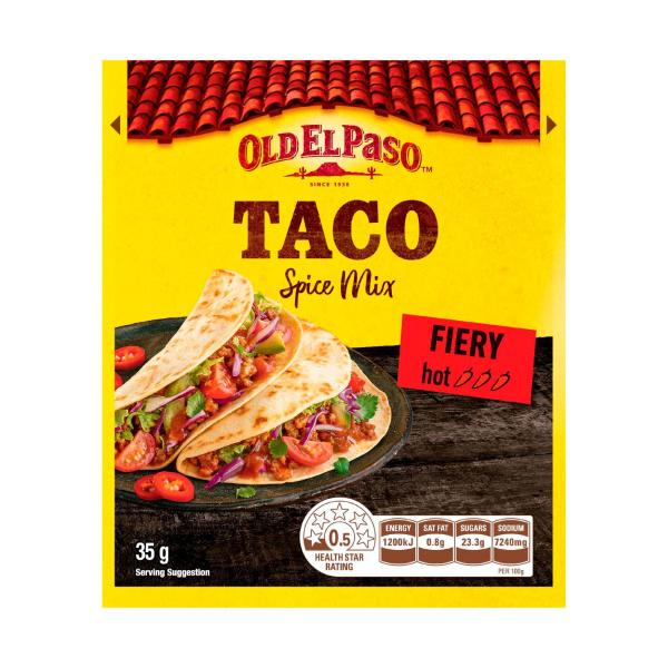 OLD EL PASO FIERY SPICE MIX 35G