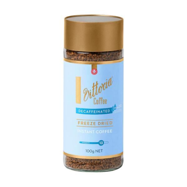 VITTORIA FREEZE DRIED INSTANT DECAF COFFEE 100G