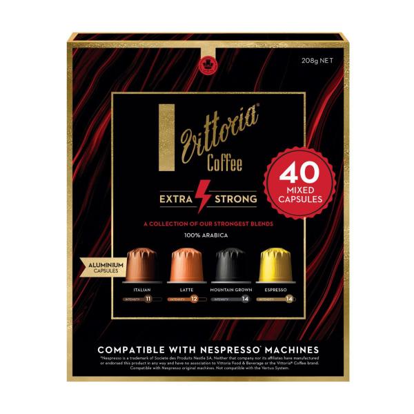 VITTORIA NESPRESSO COMPATIBLE CAPSULES VARIETY PACK 40PACK