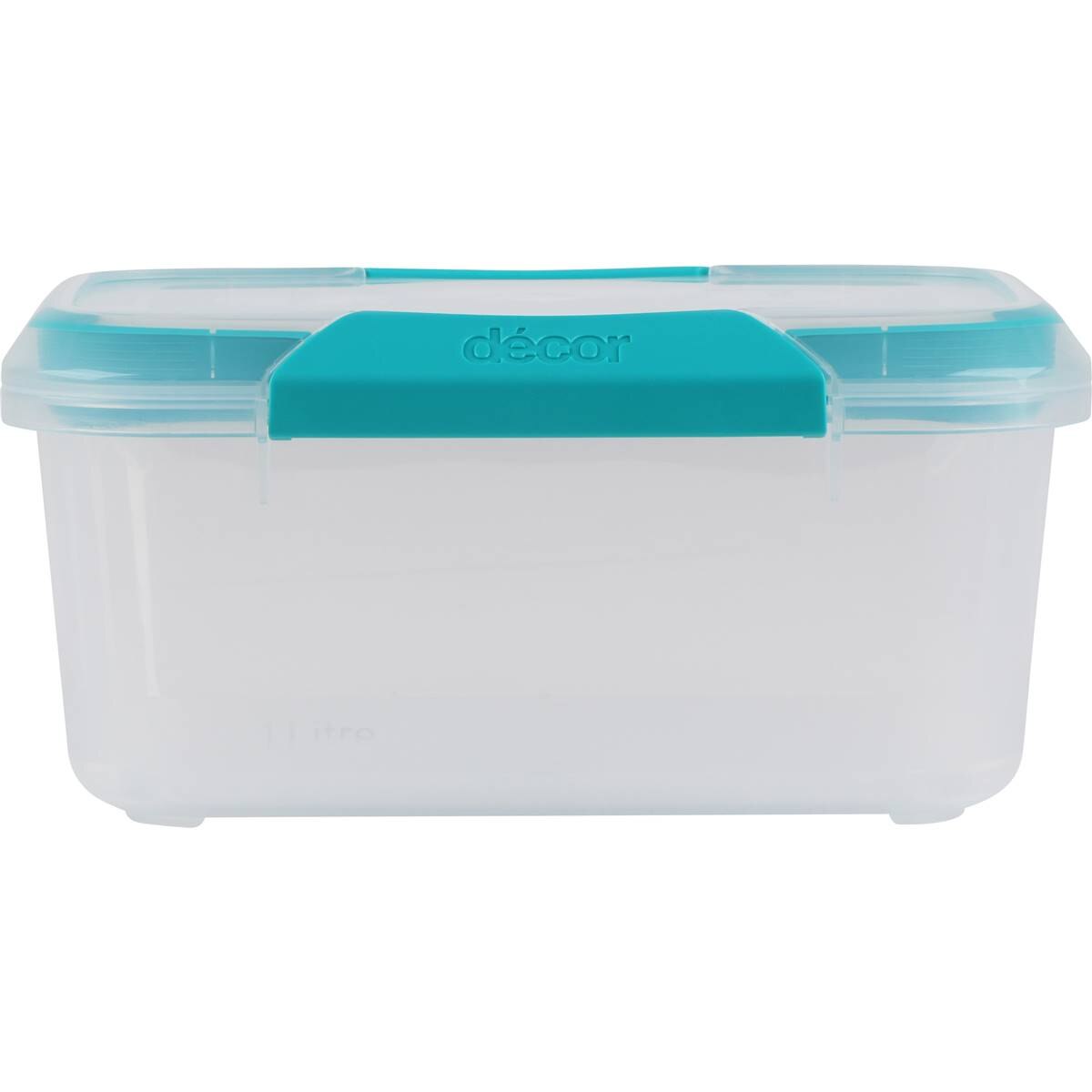 Decor Fresh Seal Clips Container Oblong 1L