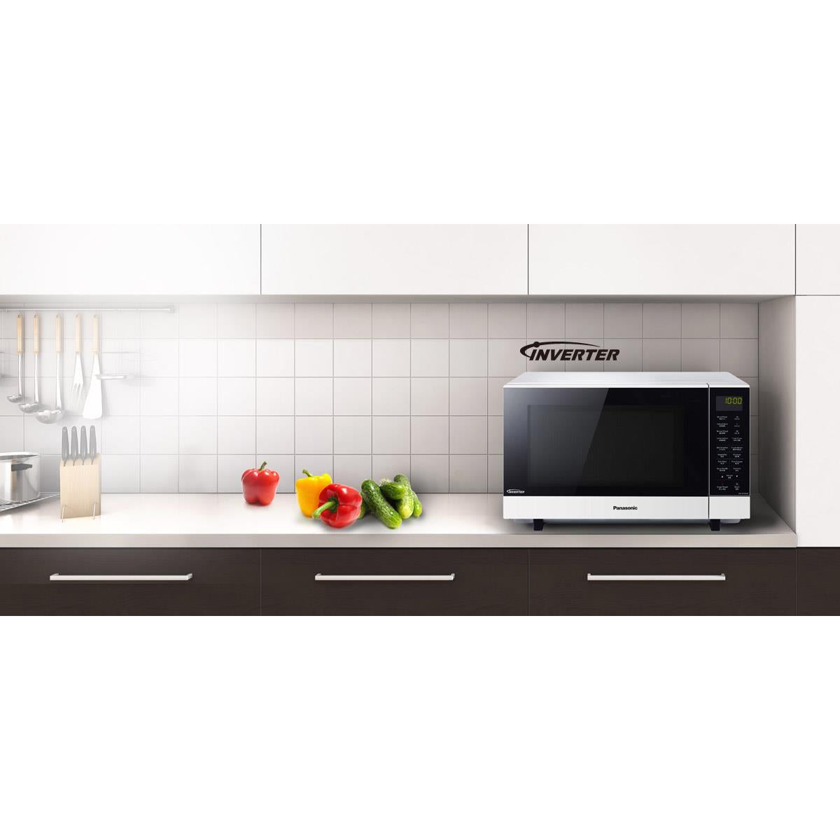 Panasonic NN-SF564W Flat Bed Inverter Microwave