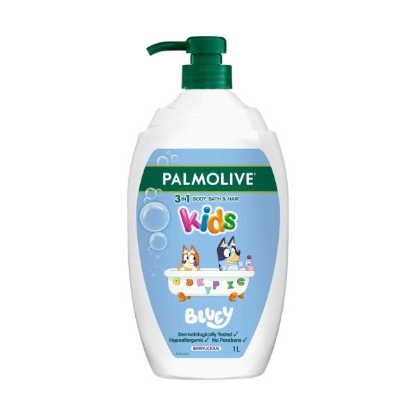 PALMOLIVE KIDS BLUEY 3 IN 1BODY WASH BATH & HAIR 1LITRE