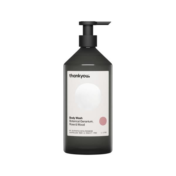 Body Wash Botanical Geranium Rose & Wood