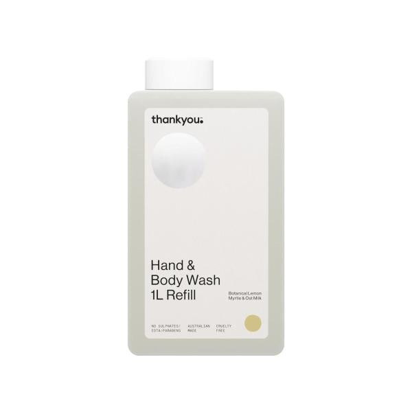 Hand & Body Wash Botanical Lemon Myrtle & Oat Milk Refill