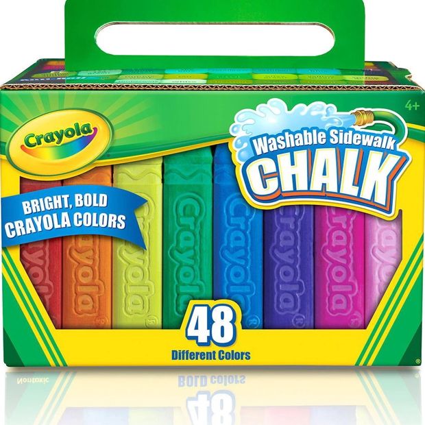 Crayola 48 Pack Washable Sidewalk Chalk