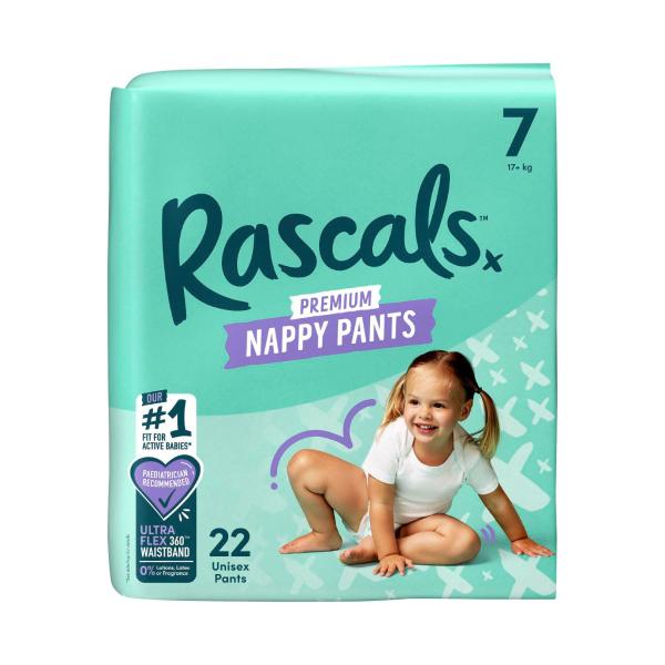 Premium Nappy Pants Size 7 (17+Kg)