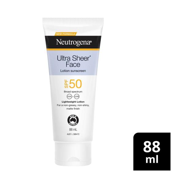 Ultra Sheer Face Sunscreen Spf50